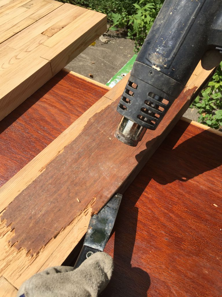 butcher block shelf