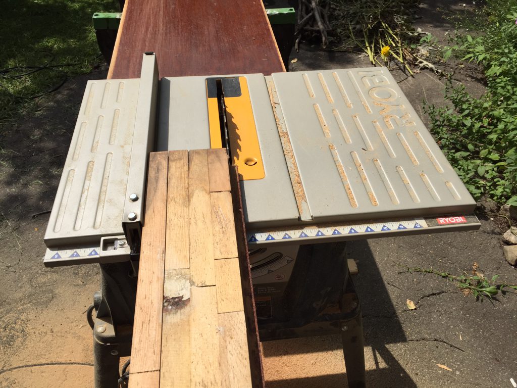 butcher block shelf