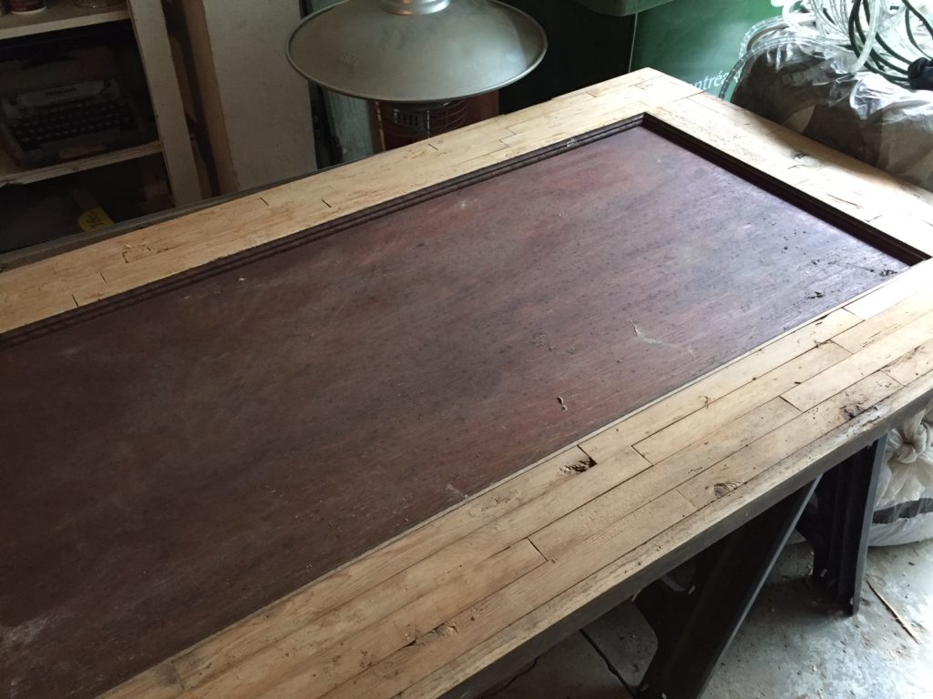 hairpin leg butcher block coffee table