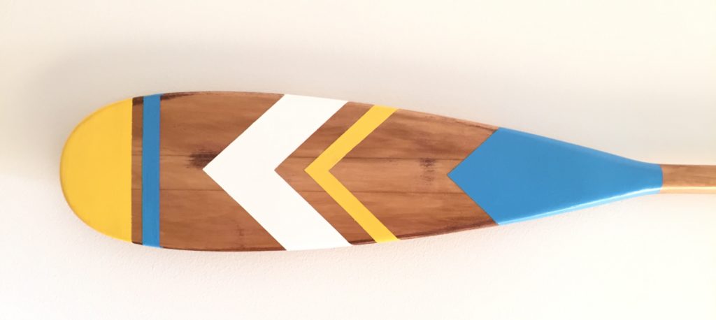 painted oar