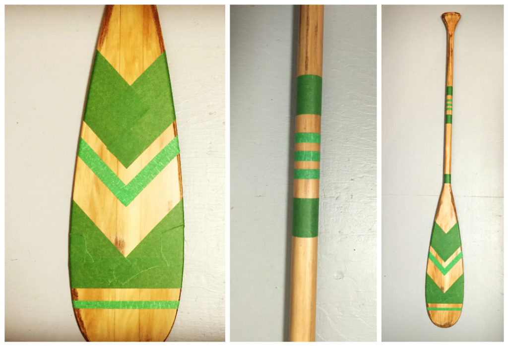 painted paddle