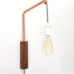 Copper pipe table lamp DIY Copper pipe wall sconce