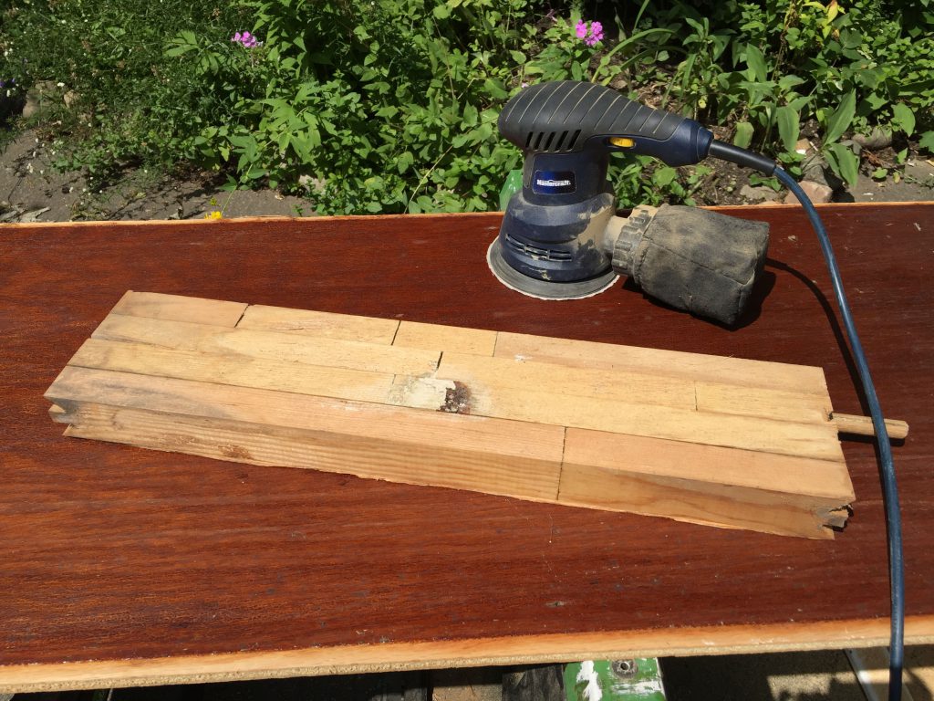 butcher block shelf