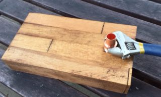 Copper pipe table lamp – DIY Montreal