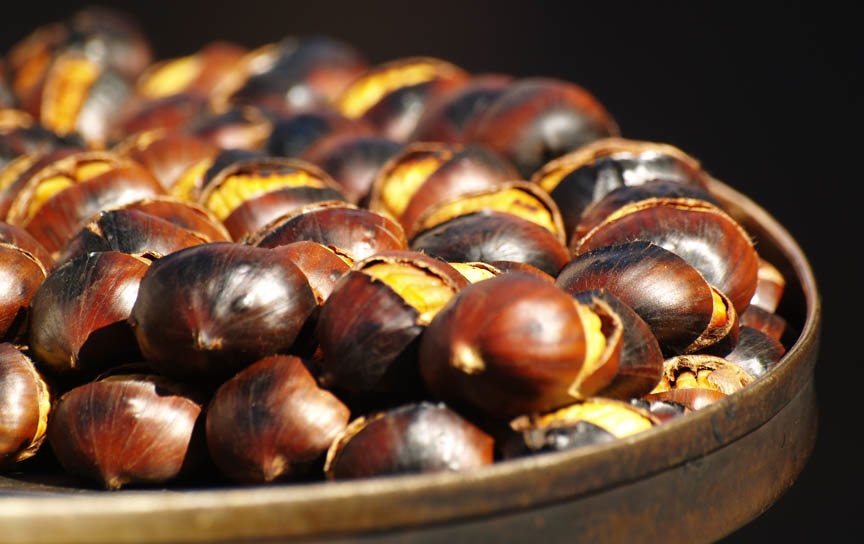 how to roast chestnuts on an open fire