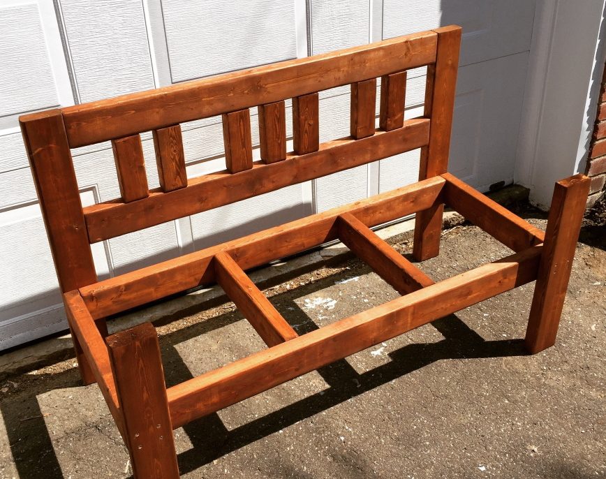 DIY outdoor bench