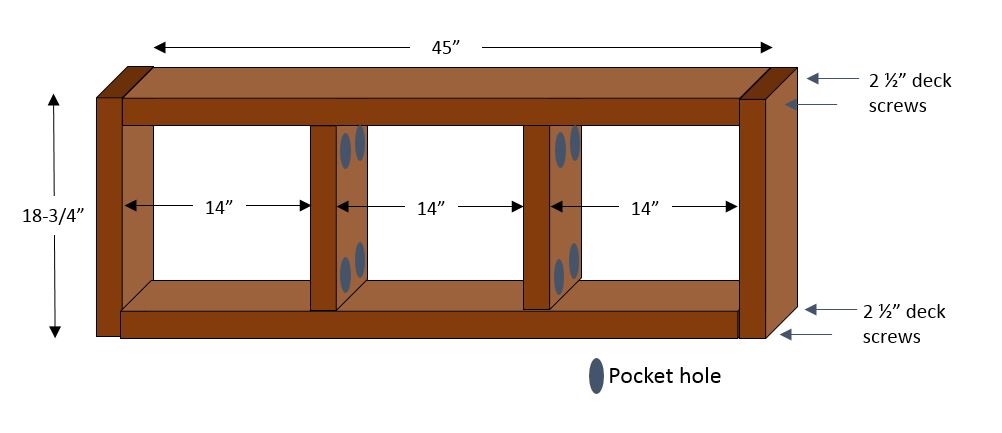 DIY outdoor bench