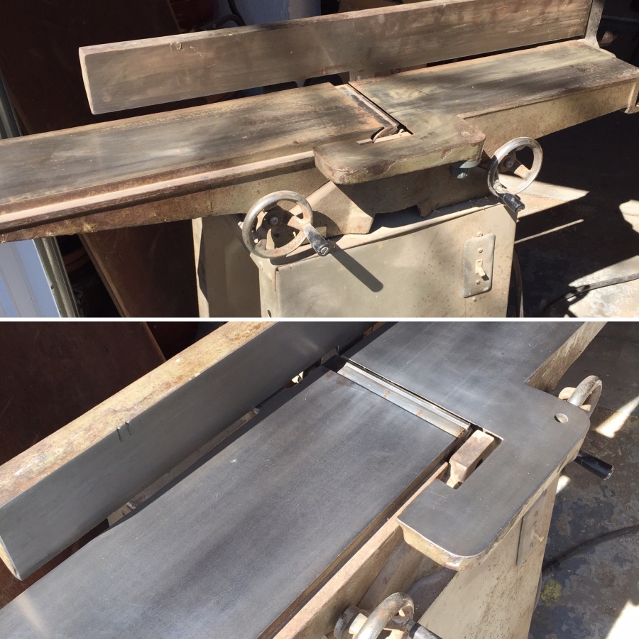 Homemade jointer guard