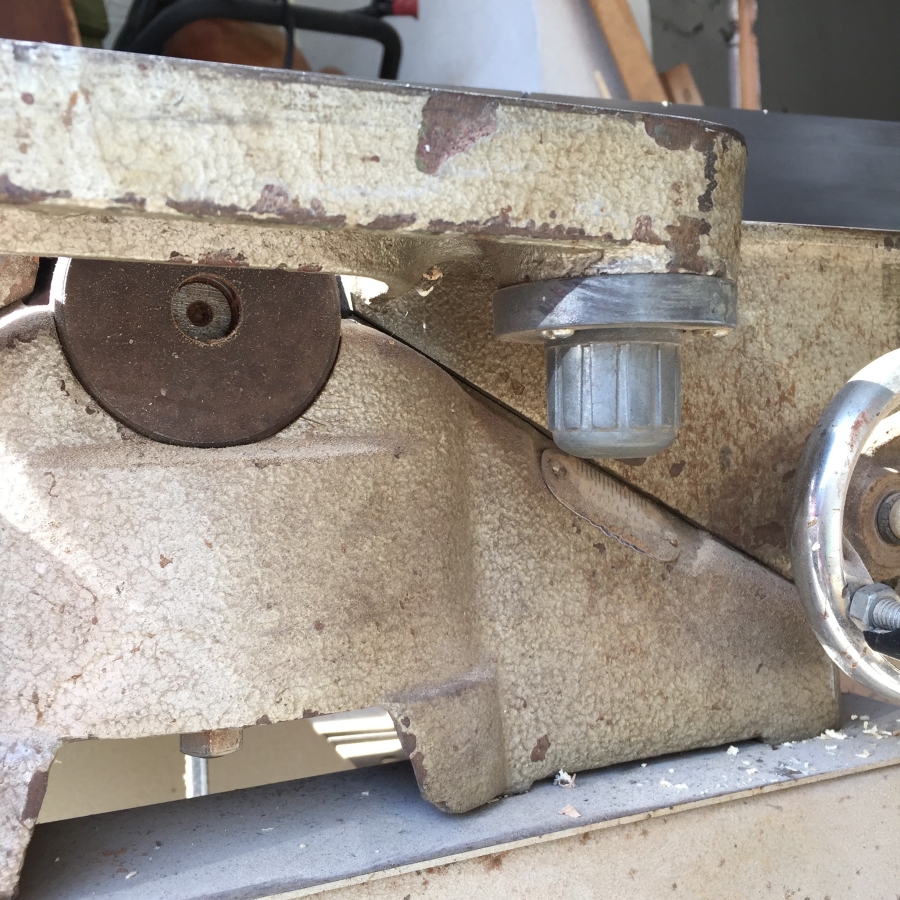 Homemade jointer guard