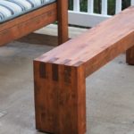 Modern 2x4 bench or coffee table