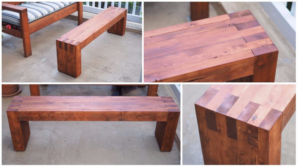 odern 2x4 bench or coffee table