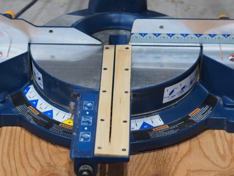 zero clearance insert for ryobi miter saw