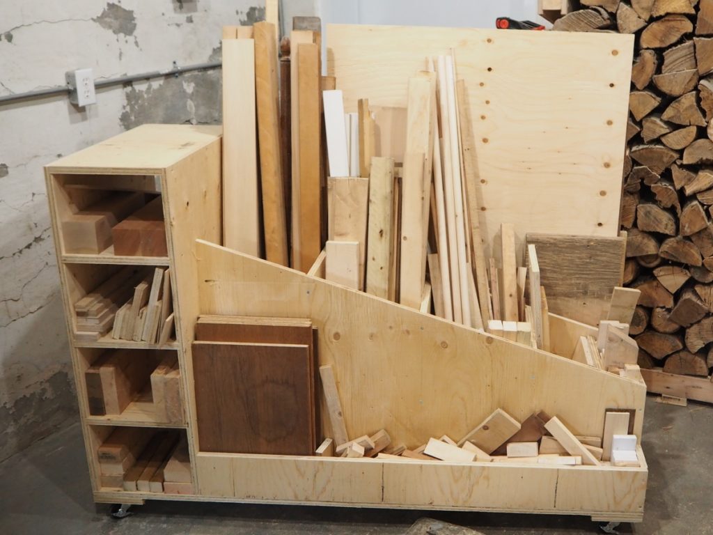 The Ultimate Lumber Storage Cart FREE PLANS DIY Montreal