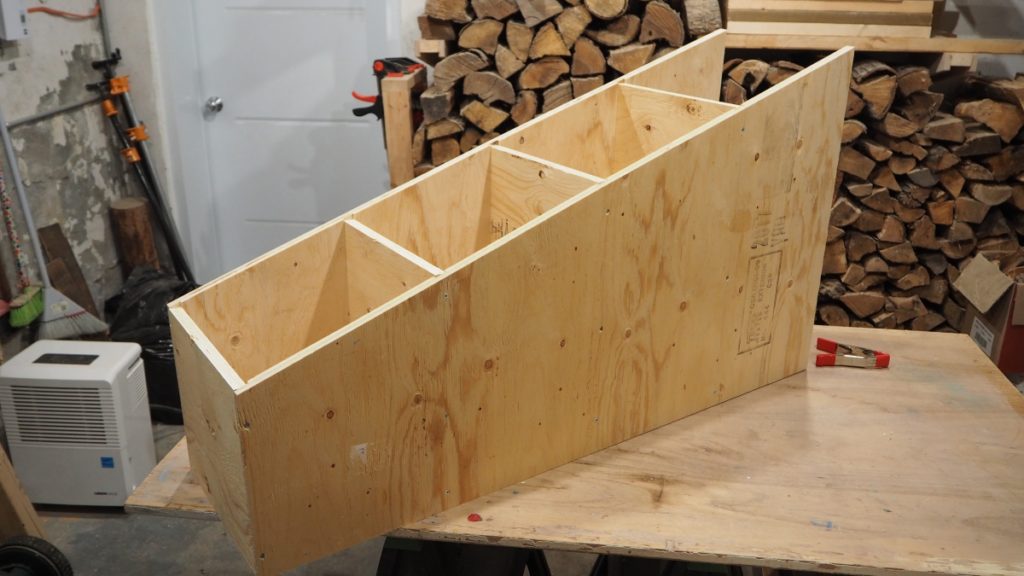 rolling mobile lumber storage rack