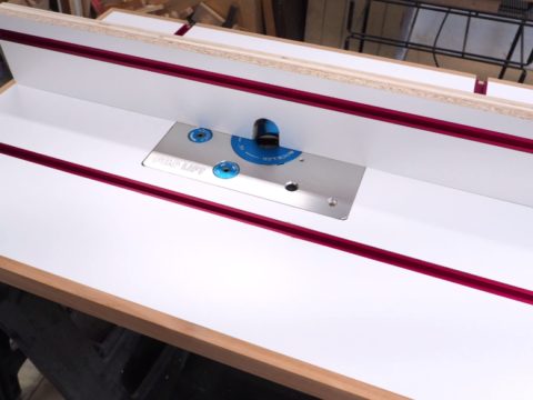 How to build a router table and fence