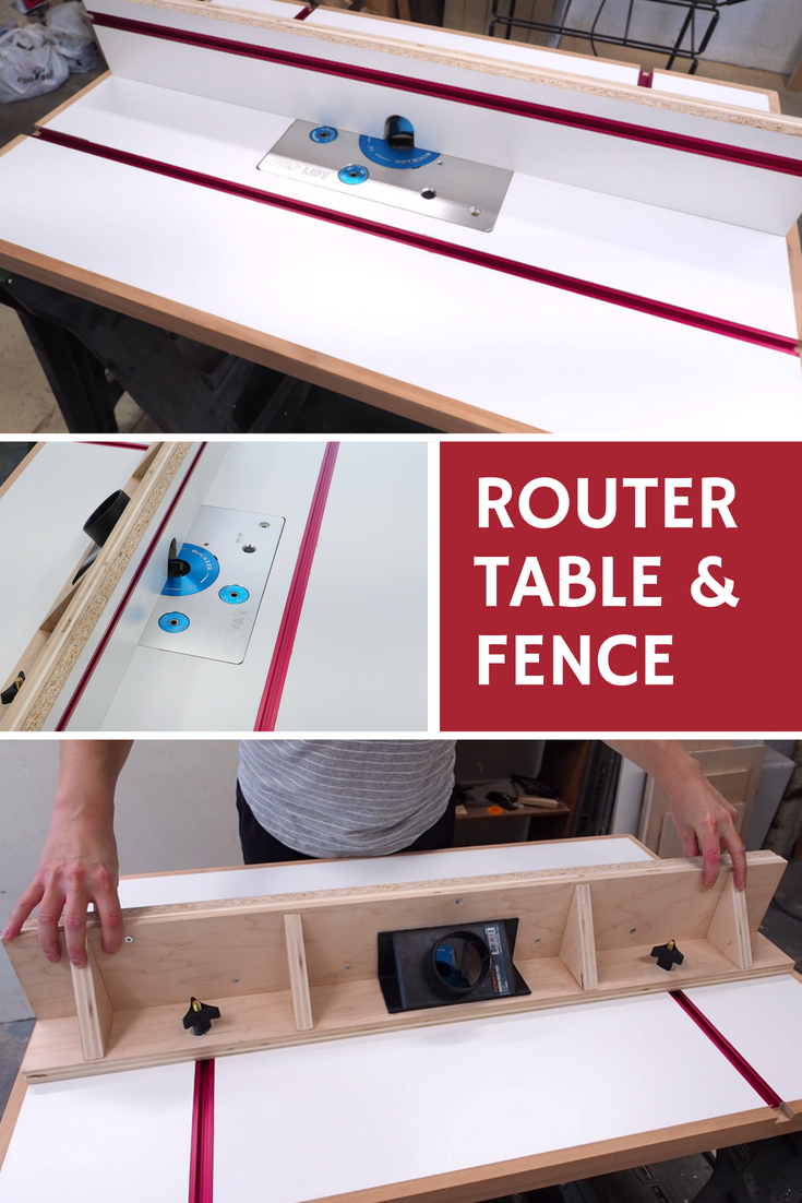 How to build a router table and fence