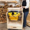 Flip Top Tool Cart - Dewalt DW735 planer Ridgid oscillating spindle sander