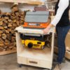 Flip Top Tool Cart - Dewalt DW735 planer Ridgid oscillating spindle sander