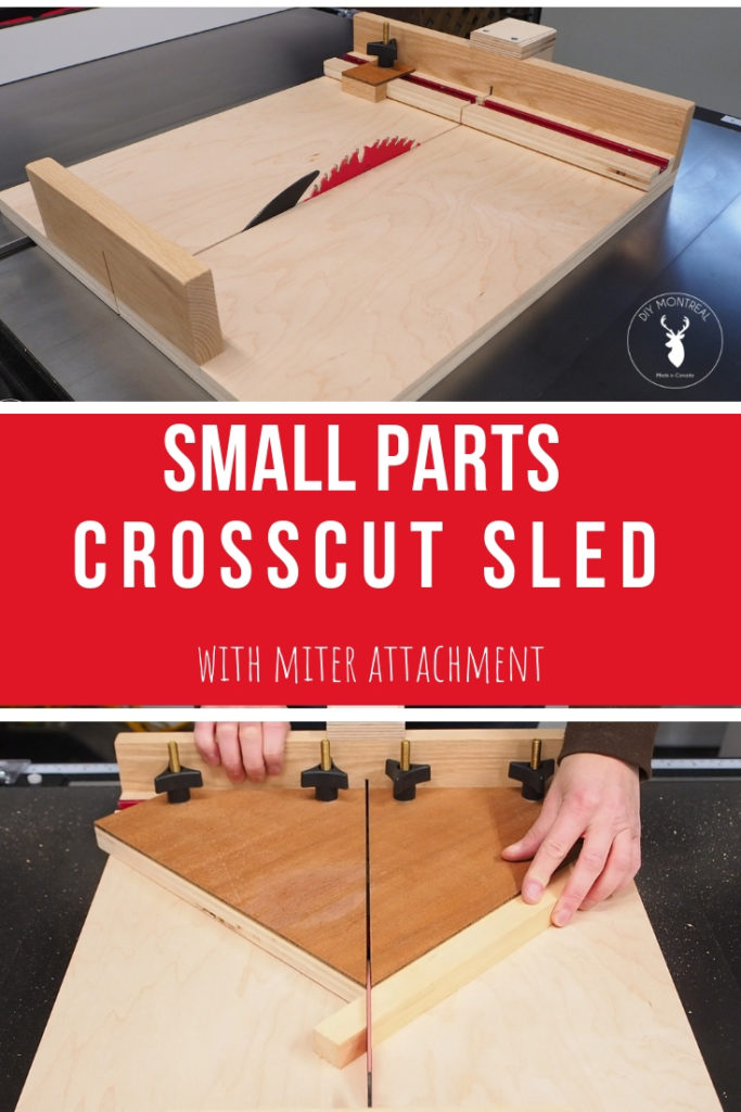 Small parts table saw sled - Pinterest