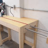 Miter saw station - extension wing