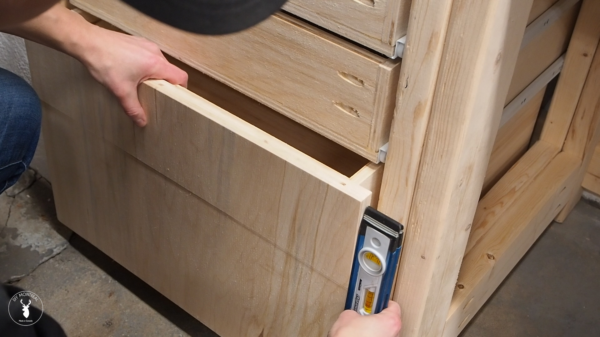How to build shop drawers with Euro Slides DIY Montreal