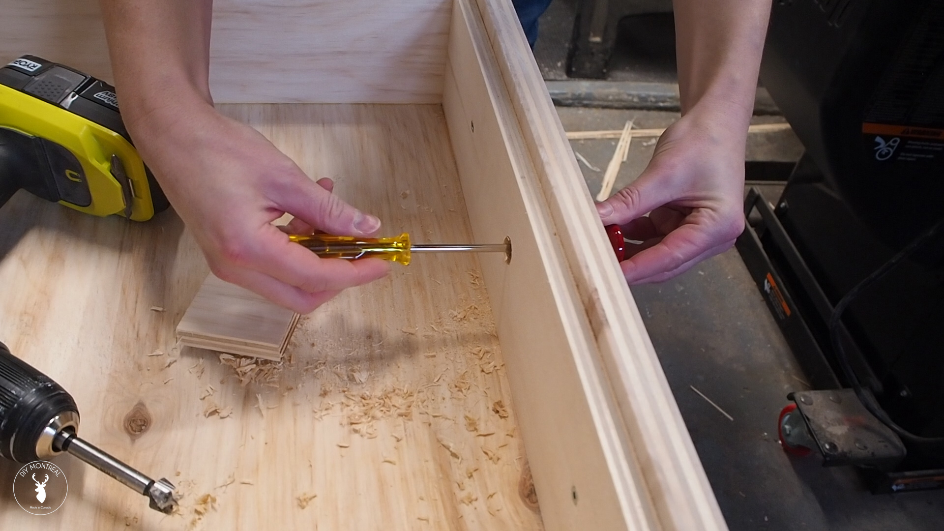 How to build shop drawers with Euro Slides DIY Montreal
