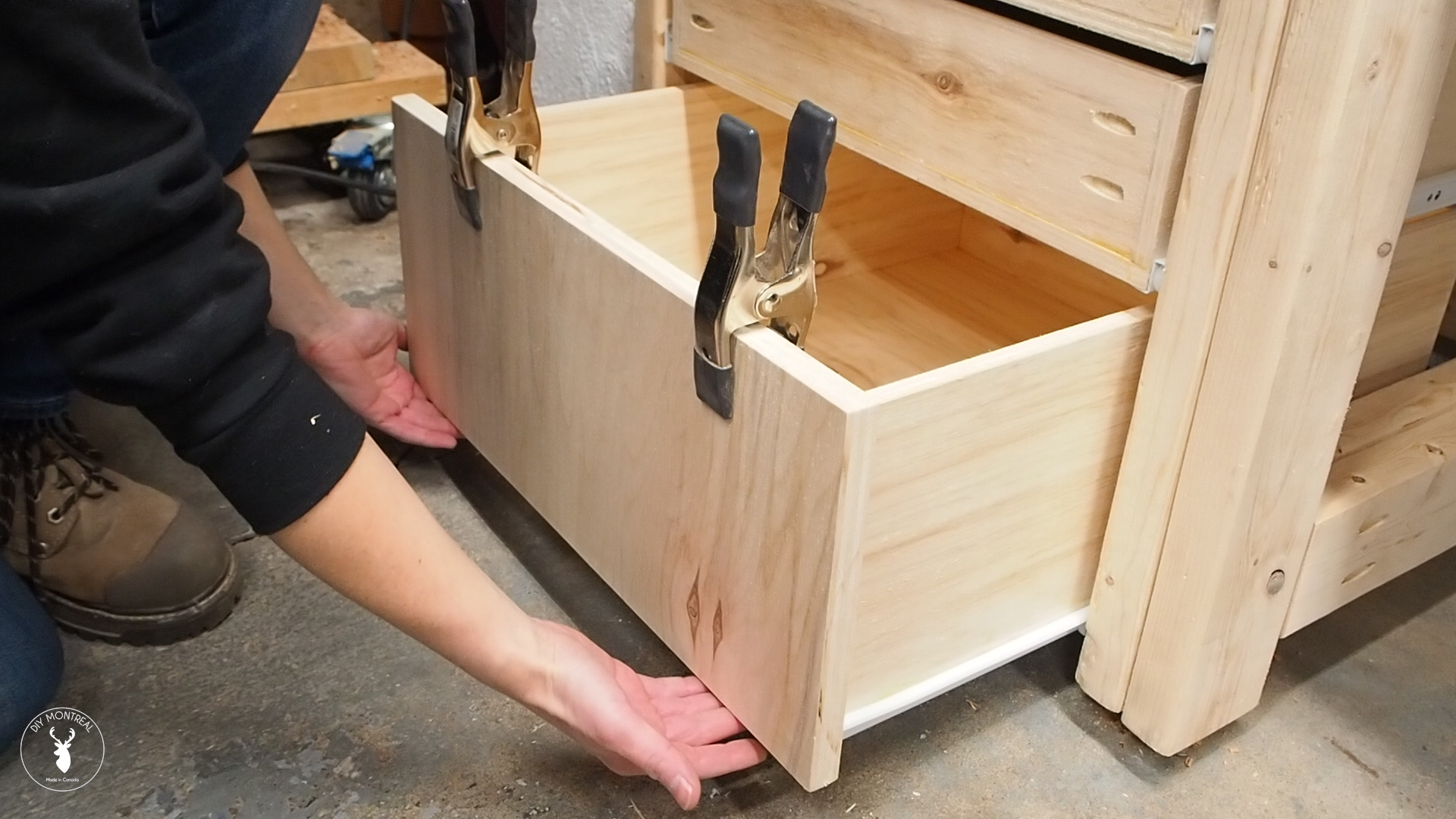 How to build shop drawers with Euro Slides DIY Montreal