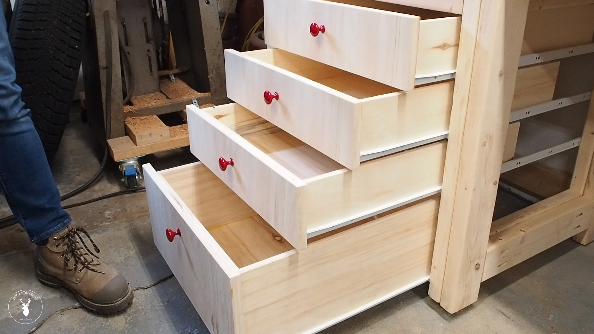 Creating Sliding Drawers