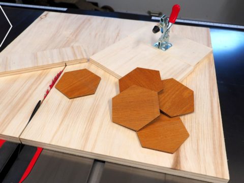 Hexagon cutting jig