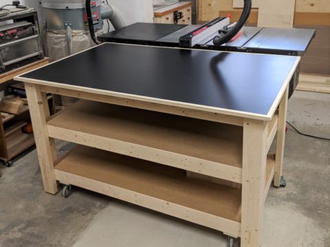 Outfeed Table / Workbench build
