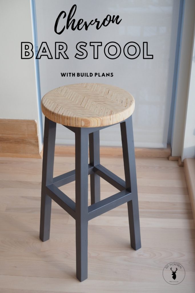 Build A Bar Stool With Chevron, Building Wood Bar Stools
