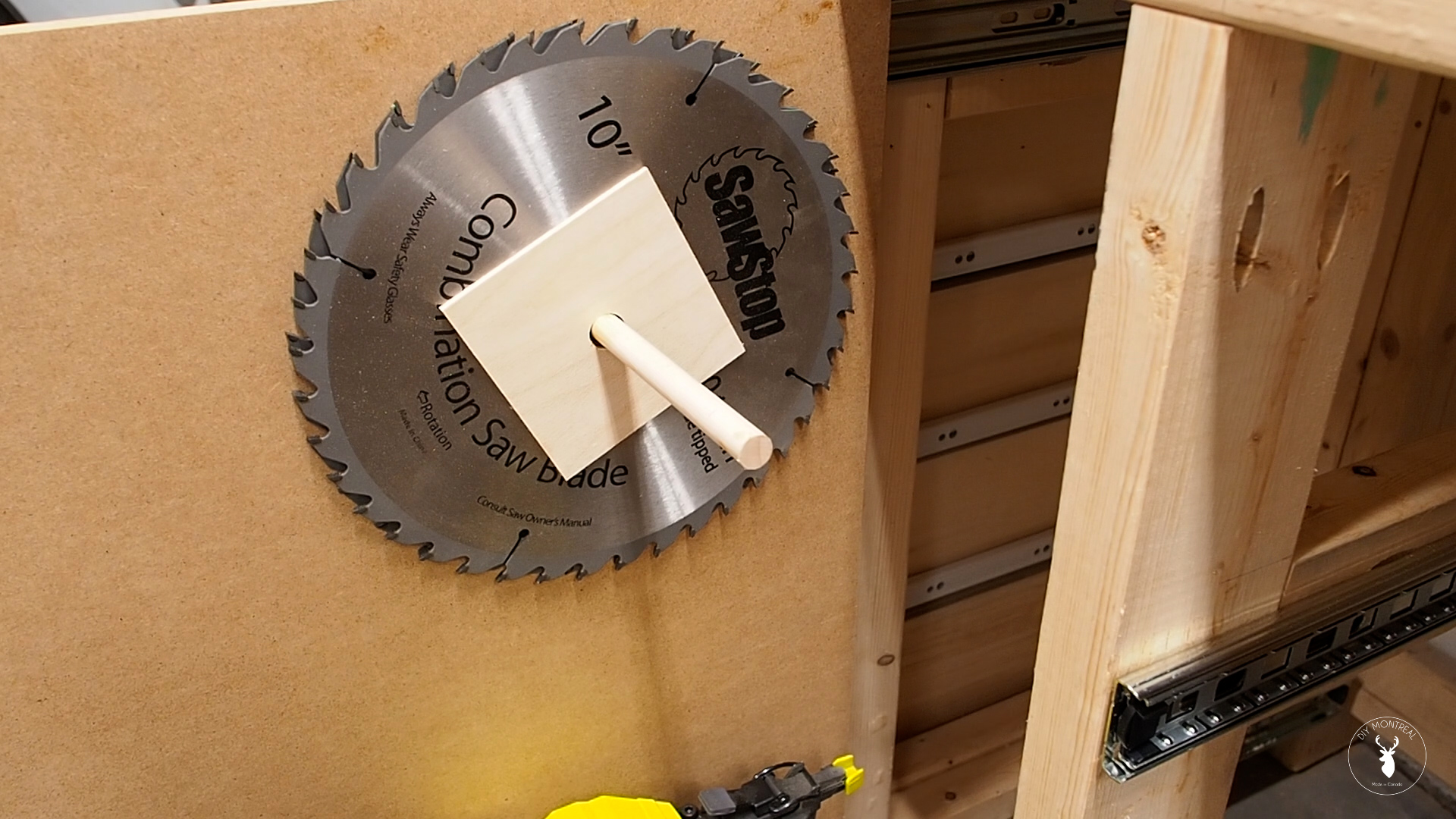 Miter Station Storage Upgrades DIY Montreal