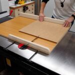 Router Cabinet 45 Degree Table Saw Sled
