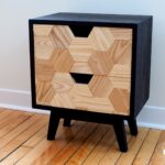 How to build a mid-century nightstand with hexagon drawers