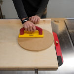 Router Cabinet Homemade circle cutting jigs