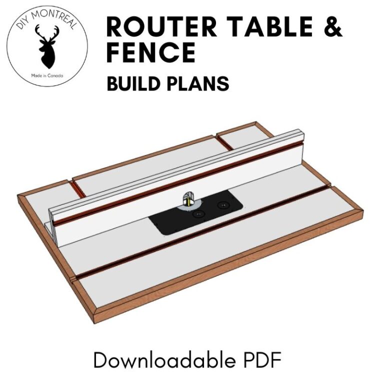 DIY Router Table and Fence Build DIY Montreal
