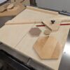 Table saw jig for cutting wooden hexagons