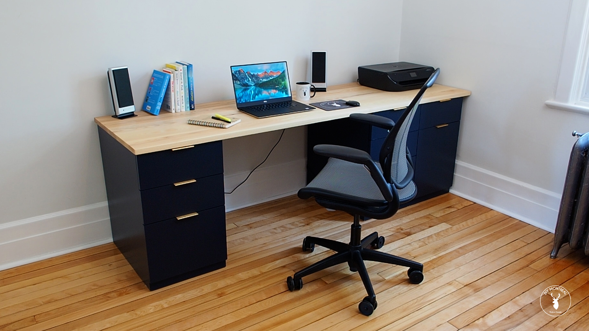 How to build a wood desk