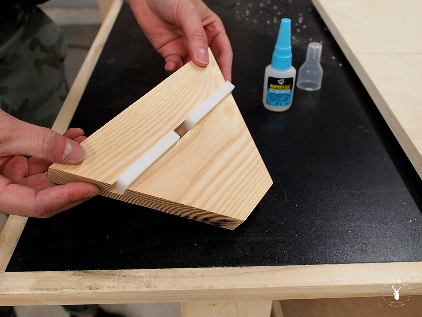 Hexagon Cutting Jig How to Cut Hexagons out of wood DIY Montreal