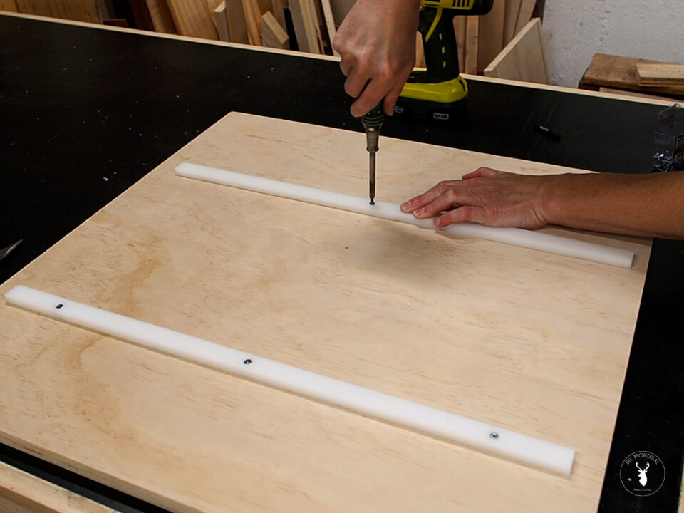 Hexagon Cutting Jig How to Cut Hexagons out of wood DIY Montreal