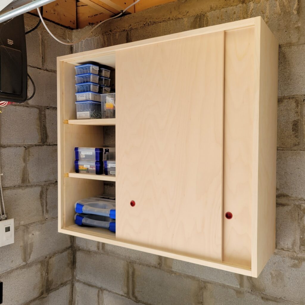 diy storage cabinet with sliding doors | diy montreal