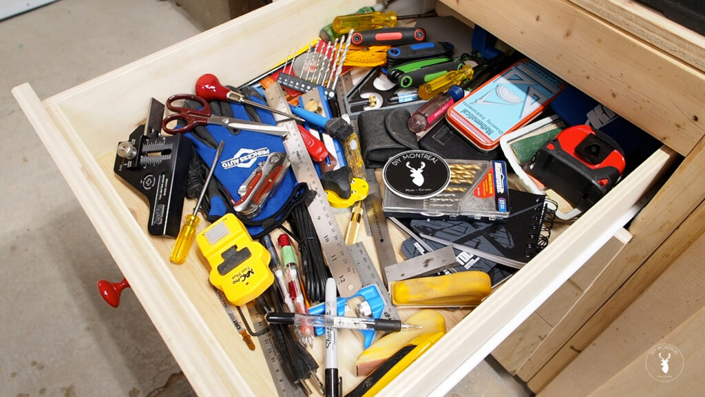 Cardboard Drawer Dividers, Begin assembling the dividers into the drawer.