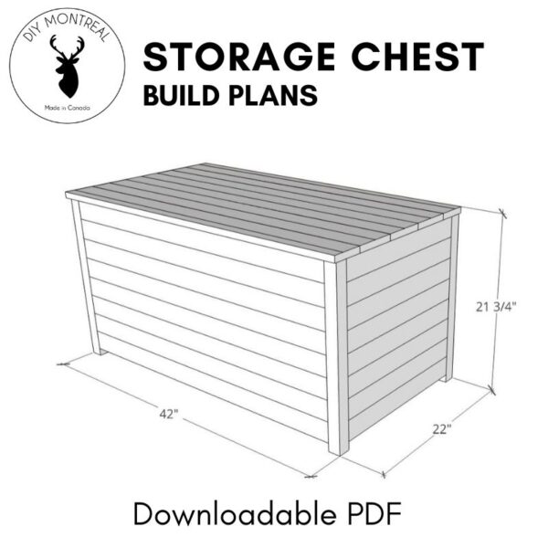 Wooden Storage Chest | PDF Build Plans
