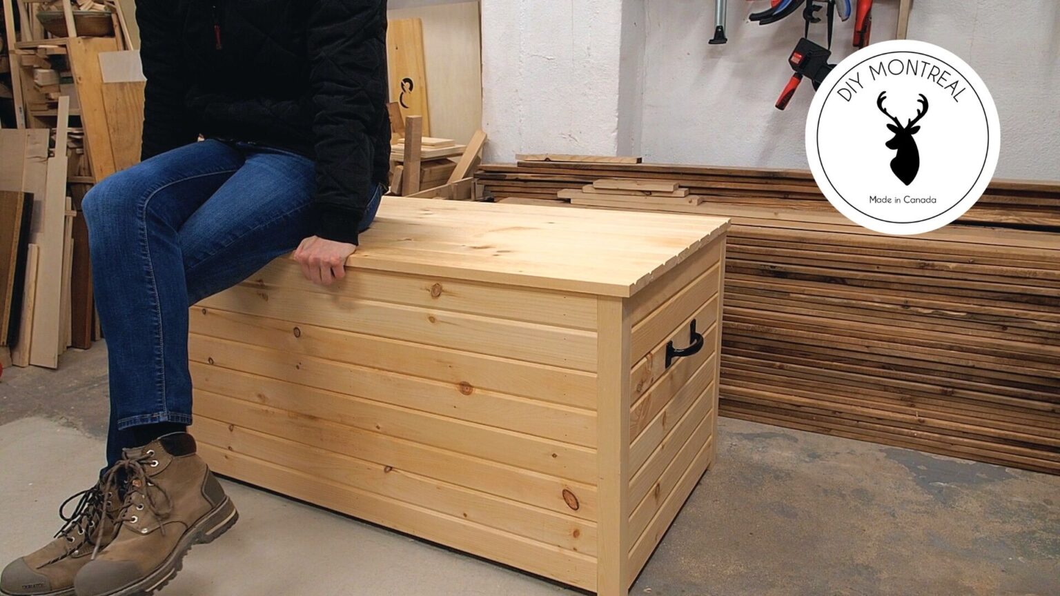 Wooden Storage Chest | PDF Build Plans - DIY Montreal