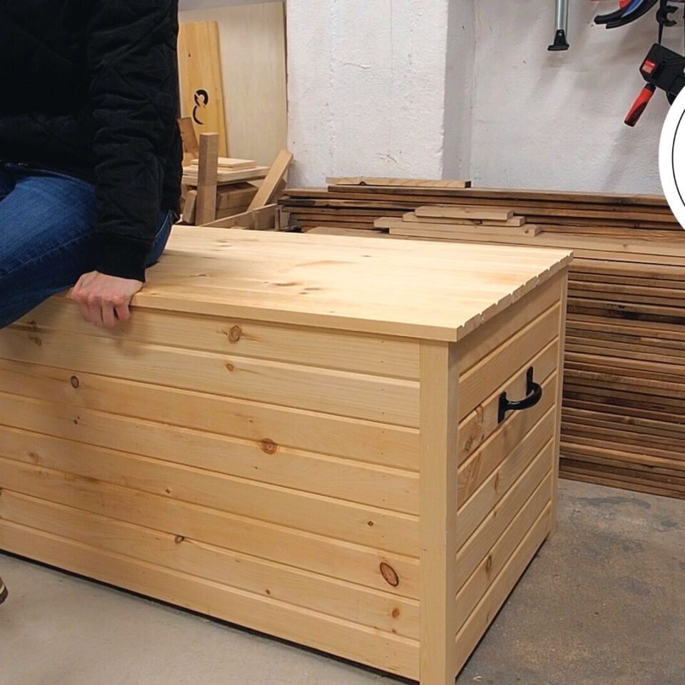 Wooden Storage Chest PDF Build Plans DIY Montreal