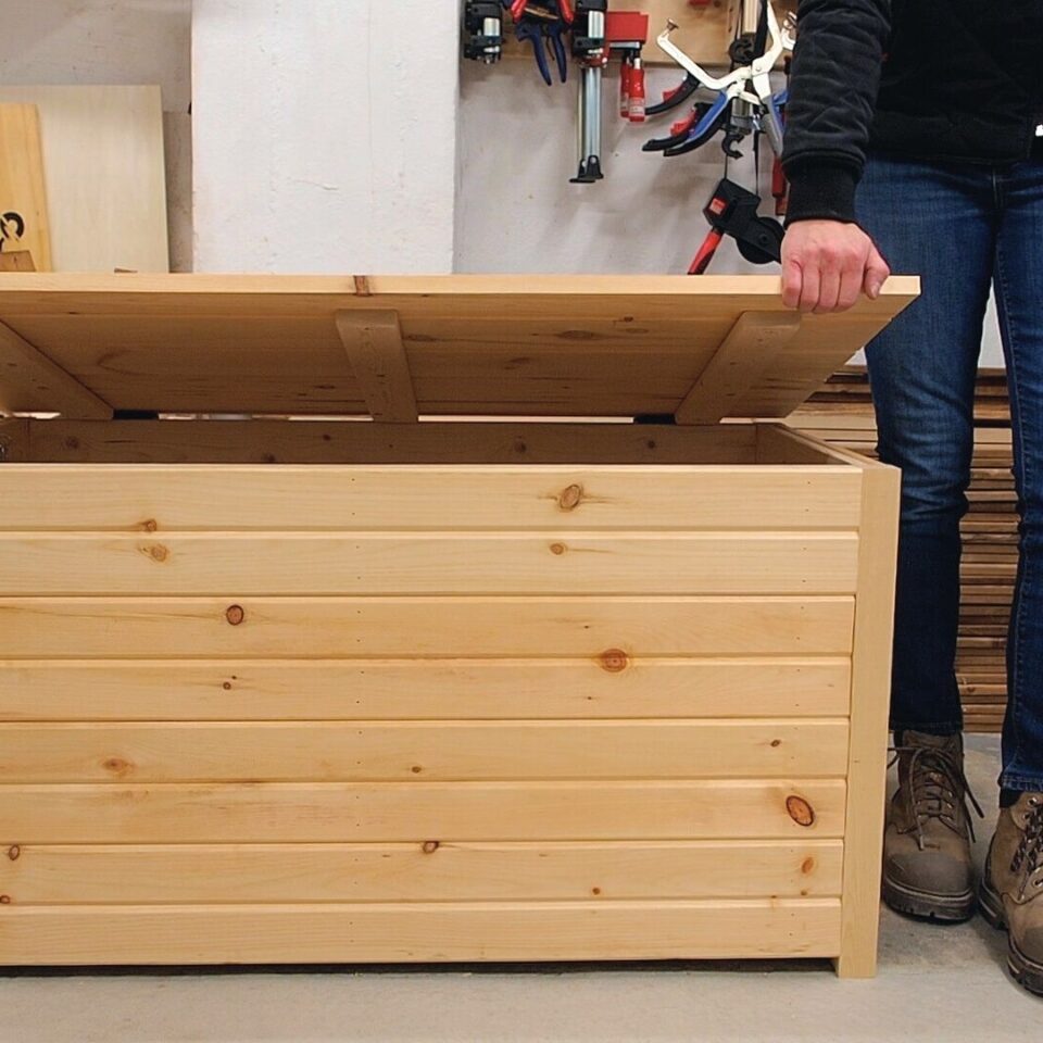 Wooden Storage Chest PDF Build Plans DIY Montreal