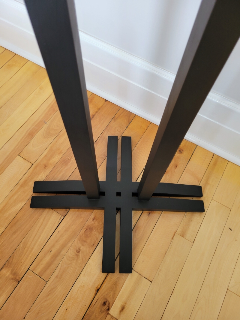 DIY Modern Free Standing Coat Rack