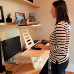 X Leg Coffee Table Standing Desk Converter DIY