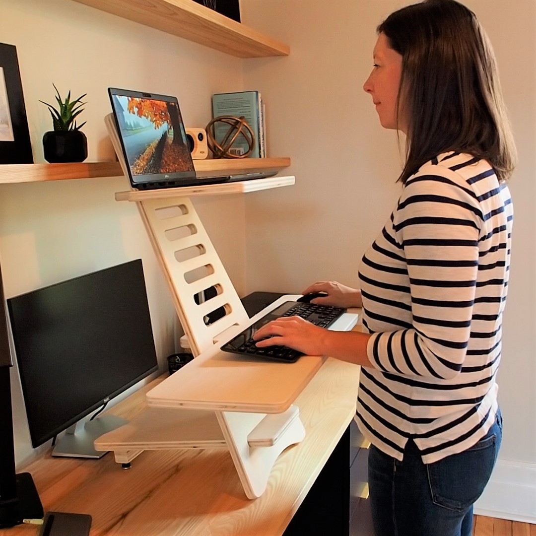 Buy Stand Up Desk Converter -28 Standing Desk Riser with Deep