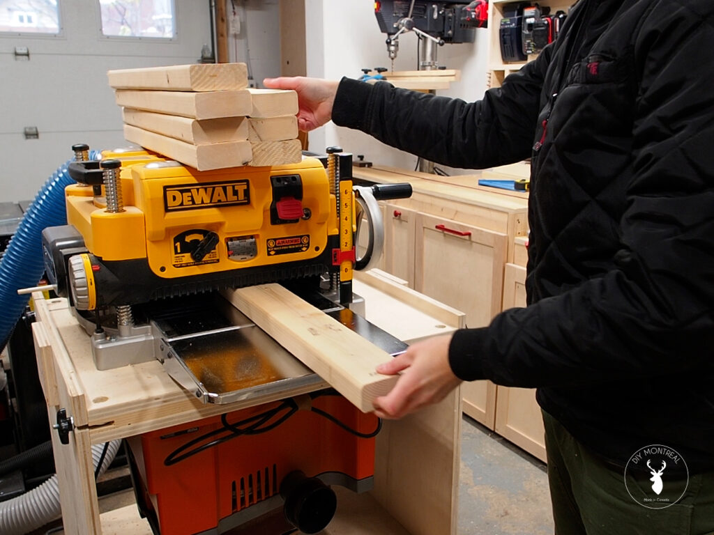 Dewalt 735 Planer Table. 3 hours, scrap wood, and some 2x4's. Just